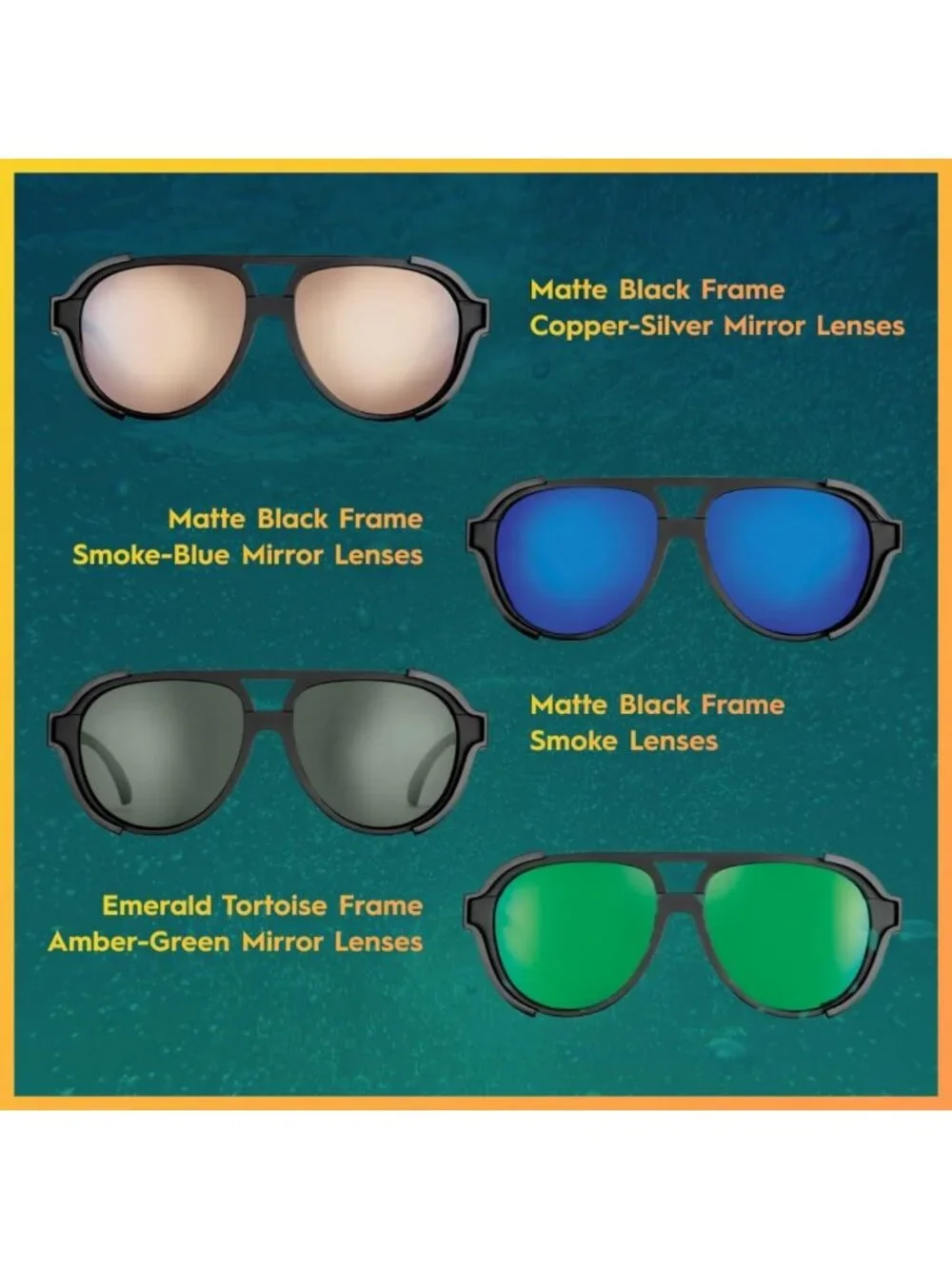 Polarized Fishing Sunglasses with 100% UV Protection | Lightweight & Stylish